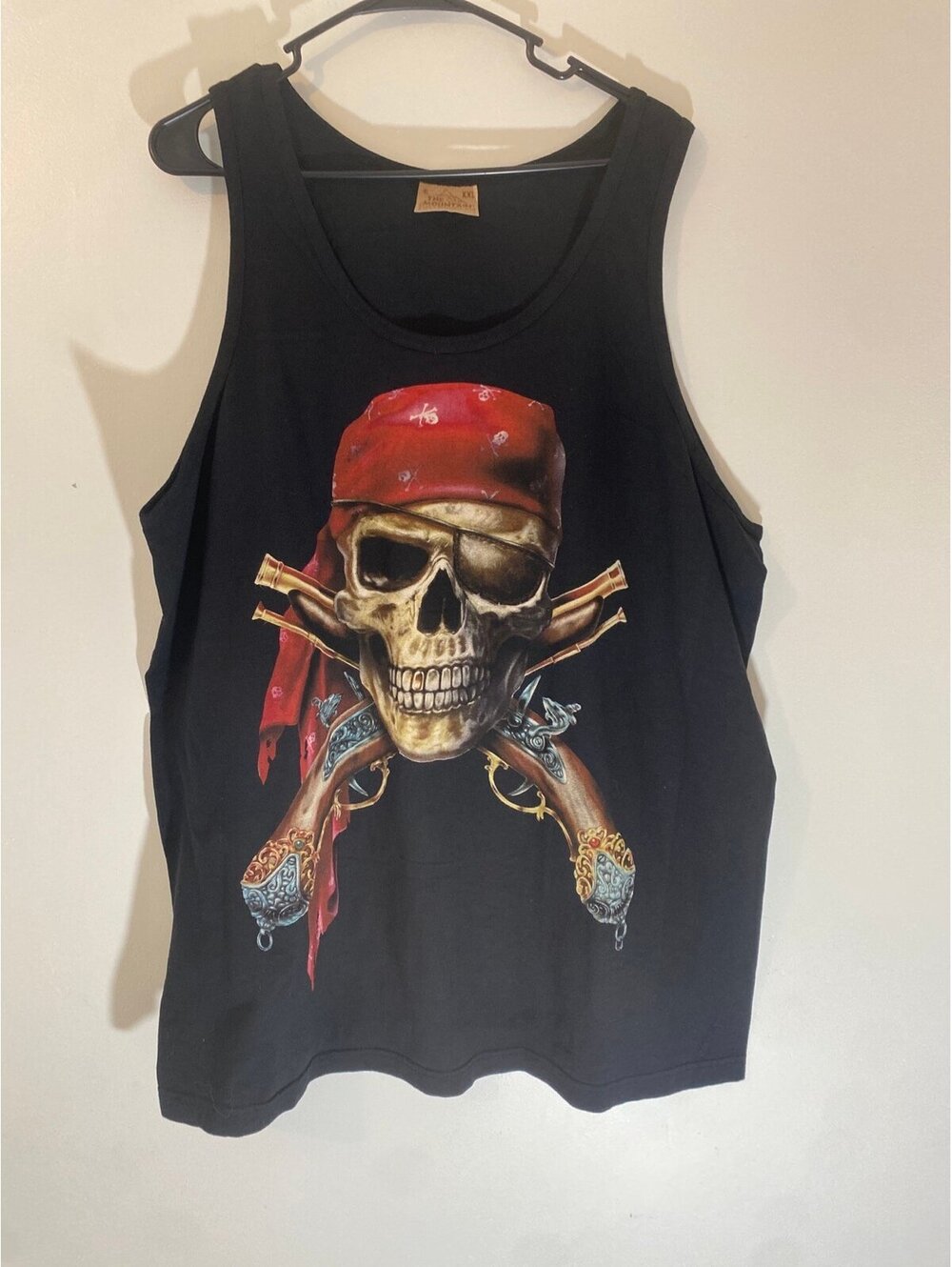 The Mountain Pirate Skull Tank Top NOS